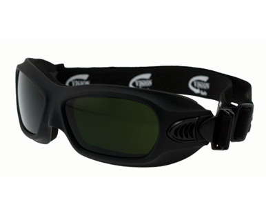 Picture of VisionSafe -440BKM - Black Mesh Safety Glasses